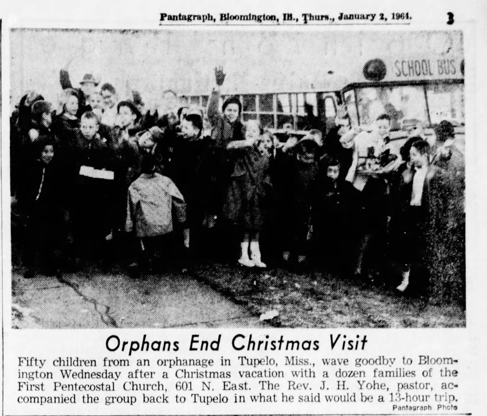 Orphans end Christmas visit